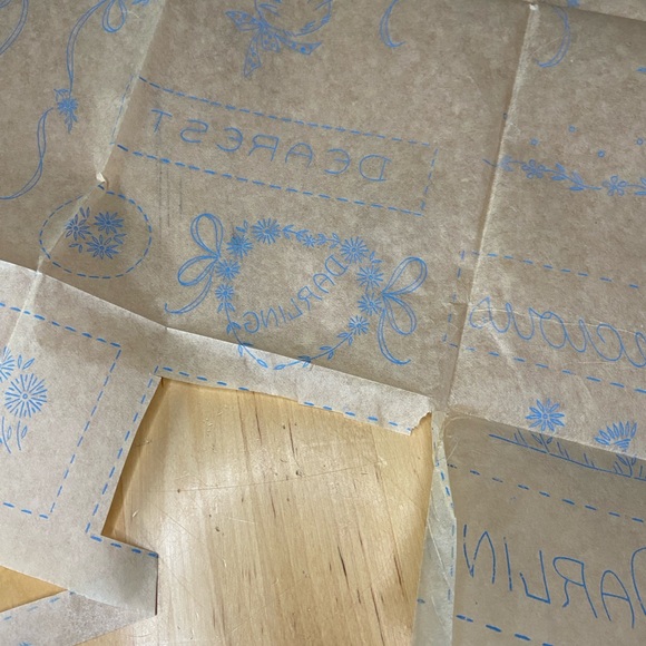 Vintage 50’s Vogart Baby Layette Motif Embroidery Transfers for Clothing/Bibs - Picture 8 of 8